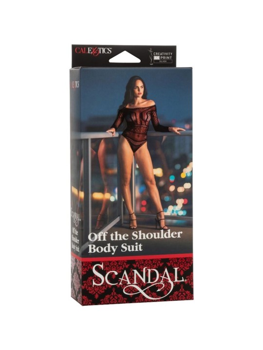 CALEXOTICS SCANDAL TEDDY ONE SIZE