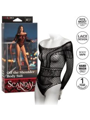 CALEXOTICS SCANDAL TEDDY ONE SIZE