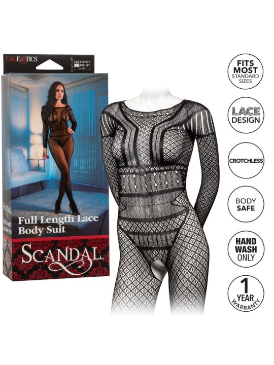 CALEXOTICS LACE BODY SUIT TALLA UNICA