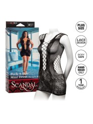CALEXOTICS PEEK A BOO MINI VESTIDO PLUS SIZE