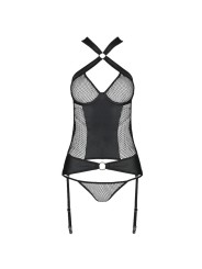 PASSION AMANDA CORSET CUERO ECOLOGICO L XL