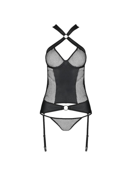 PASSION AMANDA CORSET CUERO ECOLOGICO L XL