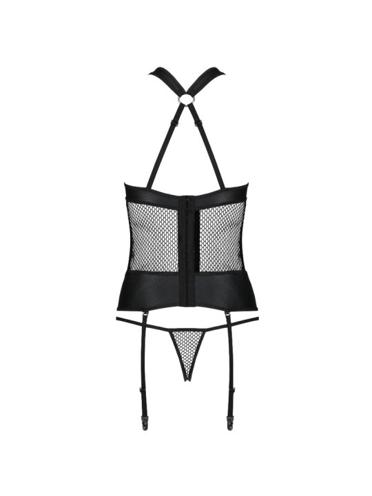 PASSION AMANDA CORSET CUERO ECOLOGICO L XL