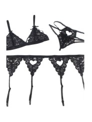 SUBBLIME SET TRES PIEZAS SUJETADOR LIGUERO TANGA L XL