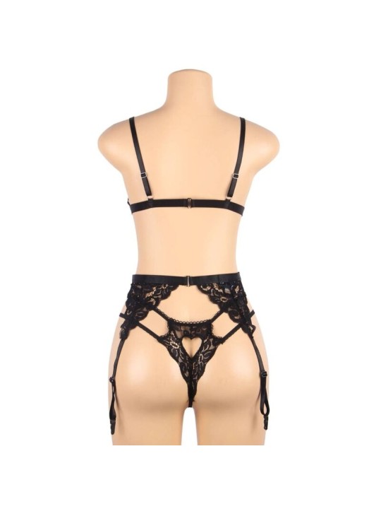SUBBLIME SET TRES PIEZAS SUJETADOR LIGUERO TANGA L XL