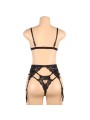 SUBBLIME SET TRES PIEZAS SUJETADOR LIGUERO TANGA L XL