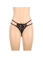 SUBBLIME SET TRES PIEZAS SUJETADOR LIGUERO TANGA L XL