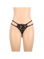 SUBBLIME SET TRES PIEZAS SUJETADOR LIGUERO TANGA L XL