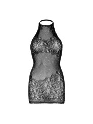 LEG AVENUE MINI VESTIDO CON PEDRERIA TALLA UNICA BLANCO