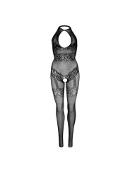 LEG AVENUE BODYSTOCKING DE RED SIN COSTURAS TALLA UNICA NEGRO