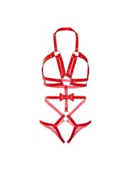 LEG AVENUE KINK TEDDY ARNES CON TACHUELAS TALLA S ROJO