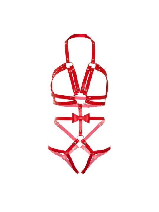 LEG AVENUE KINK TEDDY ARNES CON TACHUELAS TALLA S ROJO