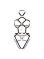 LEG AVENUE KINK TEDDY ARNES CON ARO DE CORAZON TALLA S NEGRO