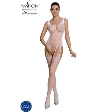 PASSION ECO COLLECTION BODYSTOCKING ECO BS007 NEGRO