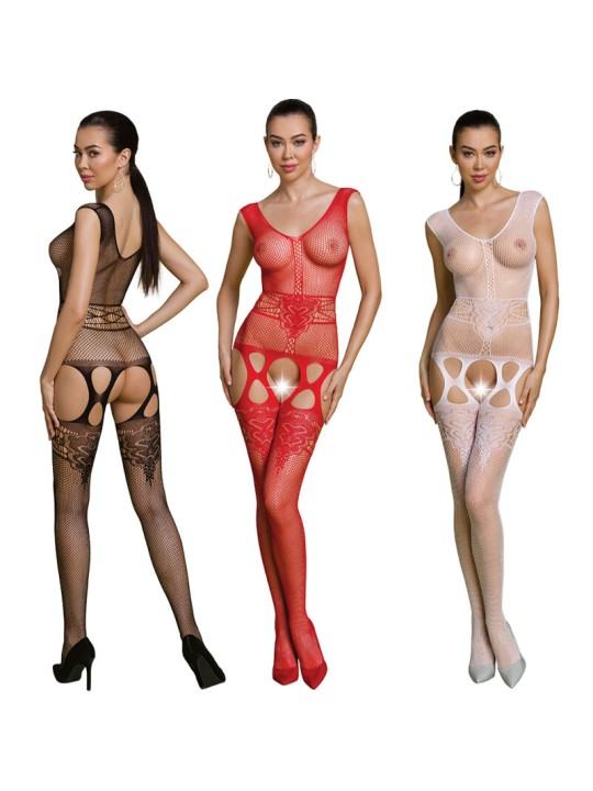 PASSION ECO COLLECTION BODYSTOCKING ECO BS014 NEGRO