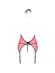 PASSION PEONIA CORSET EROTIC LINE ROJO S M