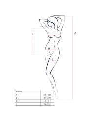 PASSION BS094 BODYSTOCKING NEGRO TALLA UNICA