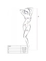 PASSION BS095 BODYSTOCKING ROJO TALLA UNICA