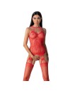 PASSION BS095 BODYSTOCKING ROJO TALLA UNICA
