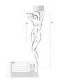 PASSION BS096 BODYSTOCKING NEGRO TALLA UNICA