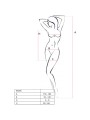PASSION BS096 BODYSTOCKING NEGRO TALLA UNICA