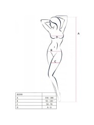PASSION BS098 BODYSTOCKING NEGRO TALLA UNICA