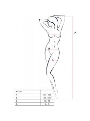 PASSION BS100 BODYSTOCKING NEGRO TALLA UNICA