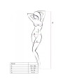 PASSION BS100 BODYSTOCKING NEGRO TALLA UNICA