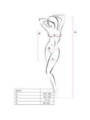 PASSION BS101 BODYSTOCKING NEGRO TALLA UNICA