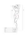 PASSION BS101 BODYSTOCKING NEGRO TALLA UNICA