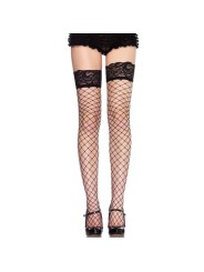 LEG AVENUE MEDIAS DE RED ENCAJE NEGRO