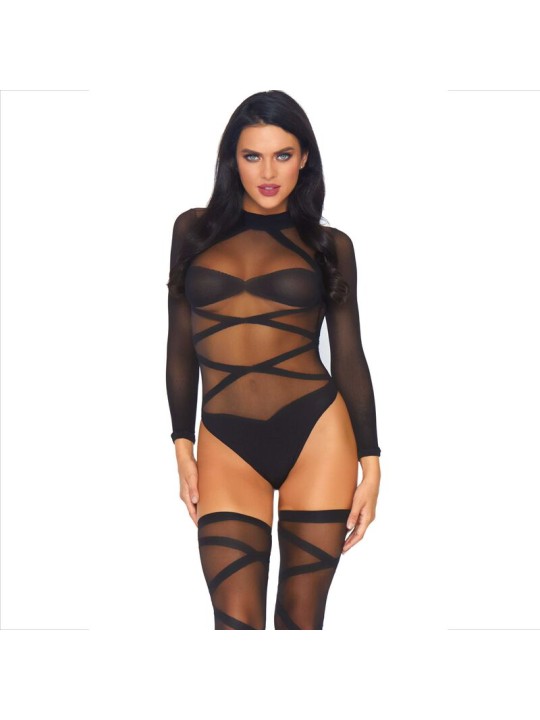 LEG AVENUE SET 2 PIEZAS BODY MEDIAS