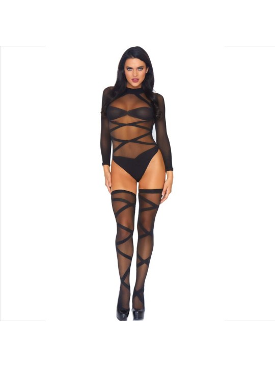 LEG AVENUE SET 2 PIEZAS BODY MEDIAS