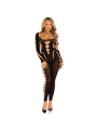 LEG AVENUE BODYSTOCKING TOBILLO RECKLESS AZUL