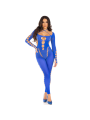 LEG AVENUE BODYSTOCKING TOBILLO RECKLESS AZUL