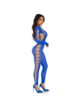 LEG AVENUE BODYSTOCKING TOBILLO RECKLESS AZUL
