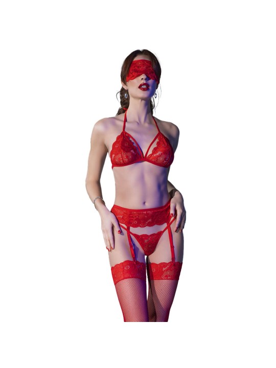 CHILIROSE CR 4467 SET CUATRO PIEZAS ROJO S M