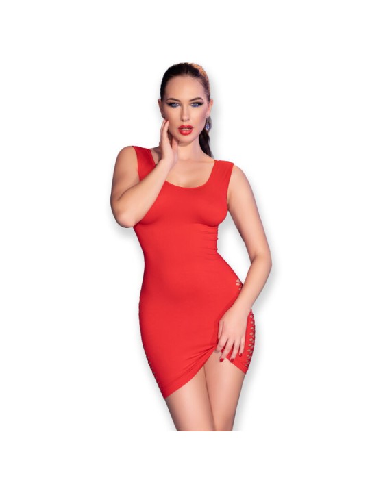 CHILIROSE CR 4622 VESTIDO ROJO S M