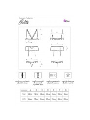 LIVCO CORSETTI FASHION BELITA LC 90231 SUJETADOR PANTY LIGUERO NEGRO S M