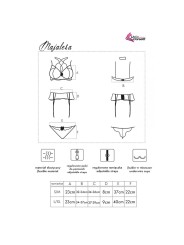 LIVCO CORSETTI FASHION MAJALESA LC 90526 SUJETADOR LIGUERO PANTY BLACK