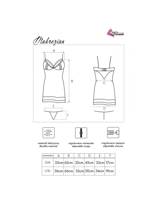 LIVCO CORSETTI FASHION MAKREZIAN LC 90545 FALDA PANTY NEGRO