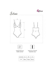 LIVCO CORSETTI FASHION SILOMIN LC 1401 BODY BATA NEGRO TALLA UNICA