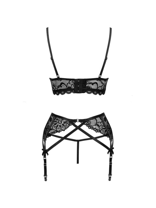 LIVCO CORSETTI FASHION MORIDAM LC 90552 SUJETADOR LIGUERO PANTY NEGRO