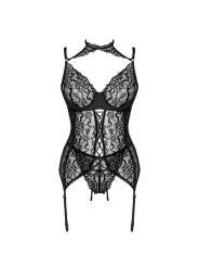 LIVCO CORSETTI FASHION GIELLANDRA FOR THE SENSES COLLECTION CORSET PANTY NEGRO