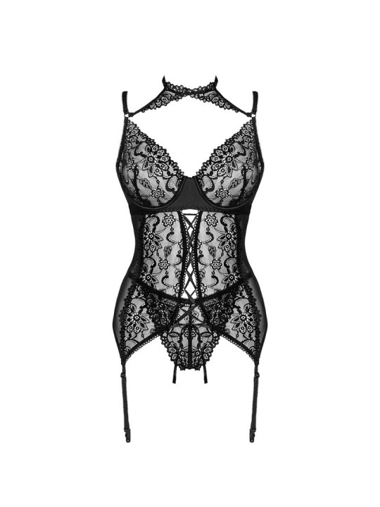 LIVCO CORSETTI FASHION GIELLANDRA FOR THE SENSES COLLECTION CORSET PANTY NEGRO