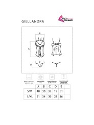 LIVCO CORSETTI FASHION GIELLANDRA FOR THE SENSES COLLECTION CORSET PANTY NEGRO