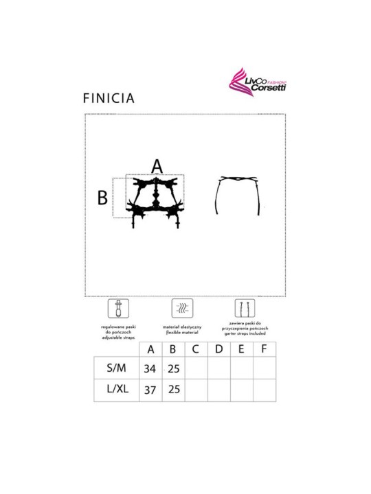 LIVCO CORSETTI FASHION FINICIA LC90724 LIGUERO NEGRO