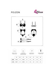 LIVCO CORSETTI FASHION POJZON LC 90670 SUJETADOR MEDIAS LIGUERO PANTY NEGRO