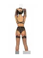 LIVCO CORSETTI FASHION POJZON LC 90670 SUJETADOR MEDIAS LIGUERO PANTY NEGRO