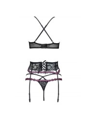 LIVCO CORSETTI FASHION SNEHANA LC 90443 SUJETADOR LIGUERO PANTY NEGRO